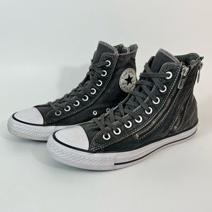 Converse Double Zip High Top Womens Size 9